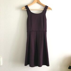 3/$15 Express Purple Back cross cutout Midi dress‎